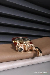 Silvio Monetti Bordo Özel Tasarım Kapaklı Saatli Model Gazlı Çakmak 24CSM811MR03 thumbnail 4