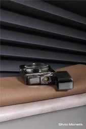 Silvio Monetti Siyah Özel Tasarım Kapaklı Saatli Model Gazlı Çakmak 24CSM810MDZR01 thumbnail 5