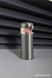 Silvio Monetti Gri Kapaklı Özel Tasarım Gazlı Çakmak 24CSM831TR03 thumbnail 1