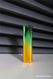 Silvio Monetti Yeşil Özel Tasarım Renkli Gazlı Çakmak 24CSM914BPR04 thumbnail 1