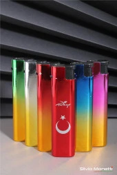 Silvio Monetti Yeşil Özel Tasarım Renkli Gazlı Çakmak 24CSM914BPR04 thumbnail 4