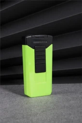 Silvio Monetti  Yeşil Renk Çift Pürmüzlü Gazlı Çakmak  24CSM630MR06 thumbnail 1