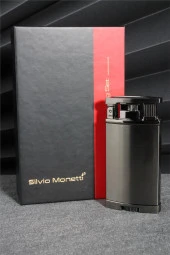 Silvio Monetti  Metalik Renk Özel Tasarım Gazlı Çakmak  24CSM906MR02 thumbnail 3