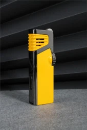 Silvio Monetti  Sarı Renk Üç Pürmüzlü Vanalı Gazlı Çakmak  24CSM692TR01 thumbnail 2