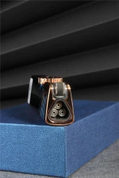 Silvio Monetti  Mavi Renk Üç Pürmüzlü Vanalı Gazlı Çakmak  24CSM692TR02 thumbnail 4