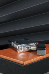 Silvio Monetti  Metalik Renk Özel Tasarım Kapaklı Gazlı Çakmak  24CSM874MR05 thumbnail 3