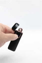 Silvio Monetti Siyah USB Şarjlı Çakmak SMC446USBR1 thumbnail 3