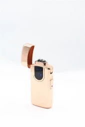 Silvio Monetti Bakır Şarjlı LED Şarj Göstergeli Çakmak SMC531MR05 thumbnail 2