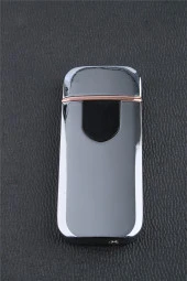 Silvio Monetti Ice Kaplamalı Şarjlı Dokunmatik Çakmak Gümüş - SMCX709BR4 thumbnail 2