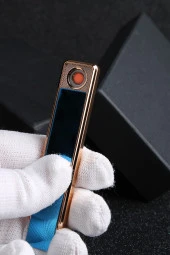 By Marine Mavi Şarjlı Alevsiz Kızaklı Usb Çakmak BYSMC401R001 thumbnail 1