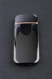 Silvio Monetti Ice Kaplamalı Şarjlı Dokunmatik Çakmak Siyah - SMCX709BR2 thumbnail 3