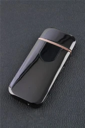 Silvio Monetti Ice Kaplamalı Şarjlı Dokunmatik Çakmak Siyah - SMCX709BR2 thumbnail 4