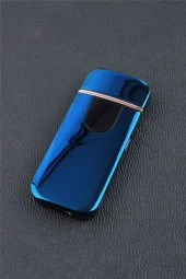 Silvio Monetti Ice Kaplamalı Şarjlı Dokunmatik Çakmak Mavi - SMCX709BR3 thumbnail 3