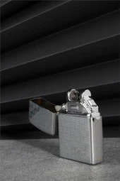 Silvio Monetti  Gri Renk Kapaklı Şarjlı Çakmak  24CSM22108AR05 thumbnail 2