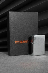 Silvio Monetti  Gri Renk Kapaklı Şarjlı Çakmak  24CSM22108AR05 thumbnail 3