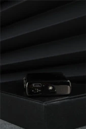 Silvio Monetti  Siyah Renk Kapaklı Şarjlı Çakmak  24CSM22108AR01 thumbnail 5