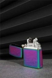 Silvio Monetti  Mor Renk Kapaklı Şarjlı Çakmak  24CSM22108AR02 thumbnail 2