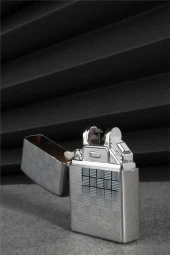 Silvio Monetti  Gri Renk Kapaklı Şarjlı Çakmak  24CSM22108AR05 thumbnail 5