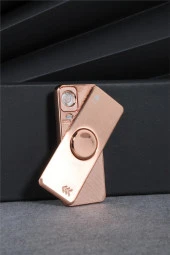 Silvio Monetti  Rose Renk Ledli Ve Çarklı Şarjlı Çakmak  24CSM22105AR05 thumbnail 1