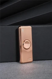 Silvio Monetti  Rose Renk Ledli Ve Çarklı Şarjlı Çakmak  24CSM22105AR05 thumbnail 2