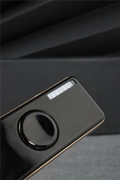 Silvio Monetti  Siyah Renk Ledli Ve Çarklı Şarjlı Çakmak  24CSM22105AR03 thumbnail 3