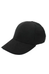 Cappello Erkek Siyah Kaşe Düz Şapka Kep CAPKASR001 - 5