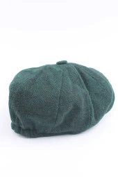 İngiliz Kasket Model Kaşe Şapka Yeşil CAPKSKTR04 - 2