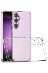Newface Galaxy S23 FE Uyumlu Premium Kılıf Lüx Şeffaf Silikon - 3