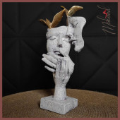 Sevgi Dolu Çift Dekoratif Obje Ve Biblo, Sevgililer Günü Masa Dekorasyon Salon Ofis Aksesuarları thumbnail 3