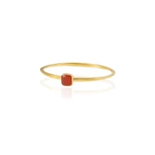 Kadir Jewellery Zirkon Taşlı Ayarlanabilir 22 Ayar Altın Kaplama Bilezik - 11