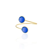 Kadir Jewellery 22 Ayar Altın Kaplama Zirkon Taşlı Ayarlanabilir Trend Bilezik - 9