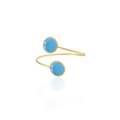 Kadir Jewellery 22 Ayar Altın Kaplama Zirkon Taşlı Ayarlanabilir Trend Bilezik - 10