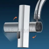 Akıllı Musluk Üç Kademeli Ayarlanabilir Mutfak Armatür Lüx Musluk Başlığı Çeşme Lavabo - 4