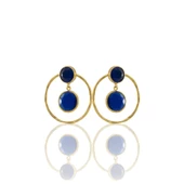 Kadir Jewellery 22 Ayar Altın Kaplama Kadın Halka Küpe -El İşçiliği Ve Hipoalerjenik Küpe thumbnail 12