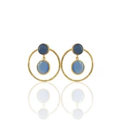 Kadir Jewellery 22 Ayar Altın Kaplama Kadın Halka Küpe -El İşçiliği Ve Hipoalerjenik Küpe thumbnail 4