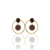 Kadir Jewellery 22 Ayar Altın Kaplama Kadın Halka Küpe -El İşçiliği Ve Hipoalerjenik Küpe thumbnail 8