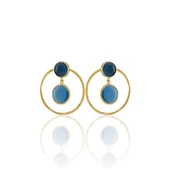 Kadir Jewellery 22 Ayar Altın Kaplama Kadın Halka Küpe -El İşçiliği Ve Hipoalerjenik Küpe thumbnail 9