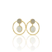 Kadir Jewellery 22 Ayar Altın Kaplama Kadın Halka Küpe -El İşçiliği Ve Hipoalerjenik Küpe thumbnail 3