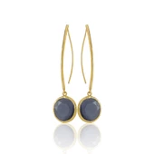 Kadir Jewellery 22 Ayar Altın Kaplama Vintage Küpe -El İşçiliği Ve Hipoalerjenik Küpe thumbnail 11