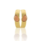 Kadir Jewellery 22 Ayar Altın Kaplama Vintage Küpe -El İşçiliği Ve Hipoalerjenik Küpe thumbnail 5