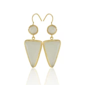 Kadir Jewellery 22 Ayar Altın Kaplama Kadın Sallantılı Küpe -El İşçiliği Ve Hipoalerjenik Küpe thumbnail 12