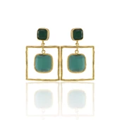 Kadir Jewellery 22 Ayar Altın Kaplama Kadın Sallantılı Küpe -El İşçiliği Ve Hipoalerjenik Küpe thumbnail 2