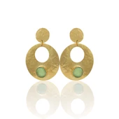 Kadir Jewellery 22 Ayar Altın Kaplama Vintage Küpe -El İşçiliği Ve Hipoalerjenik Küpe thumbnail 2