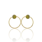 Kadir Jewellery 22 Ayar Altın Kaplama Kadın Halka Küpe -El İşçiliği Ve Hipoalerjenik Küpe thumbnail 1