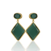 Kadir Jewellery 22 Ayar Altın Kaplama Kadın Sallantılı Küpe -El İşçiliği Ve Hipoalerjenik Küpe thumbnail 2