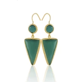 Kadir Jewellery 22 Ayar Altın Kaplama Kadın Sallantılı Küpe -El İşçiliği Ve Hipoalerjenik Küpe thumbnail 2