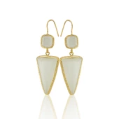 Kadir Jewellery 22 Ayar Altın Kaplama Kadın Sallantılı Küpe -El İşçiliği Ve Hipoalerjenik Küpe thumbnail 11