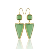 Kadir Jewellery 22 Ayar Altın Kaplama Kadın Sallantılı Küpe -El İşçiliği Ve Hipoalerjenik Küpe thumbnail 3