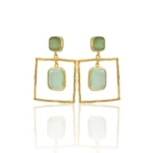 Kadir Jewellery 22 Ayar Altın Kaplama Kadın Sallantılı Küpe -El İşçiliği Ve Hipoalerjenik Küpe thumbnail 4