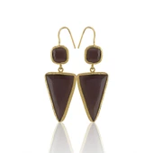 Kadir Jewellery 22 Ayar Altın Kaplama Kadın Sallantılı Küpe -El İşçiliği Ve Hipoalerjenik Küpe thumbnail 7